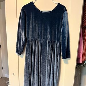 Blue Velvet Dress!